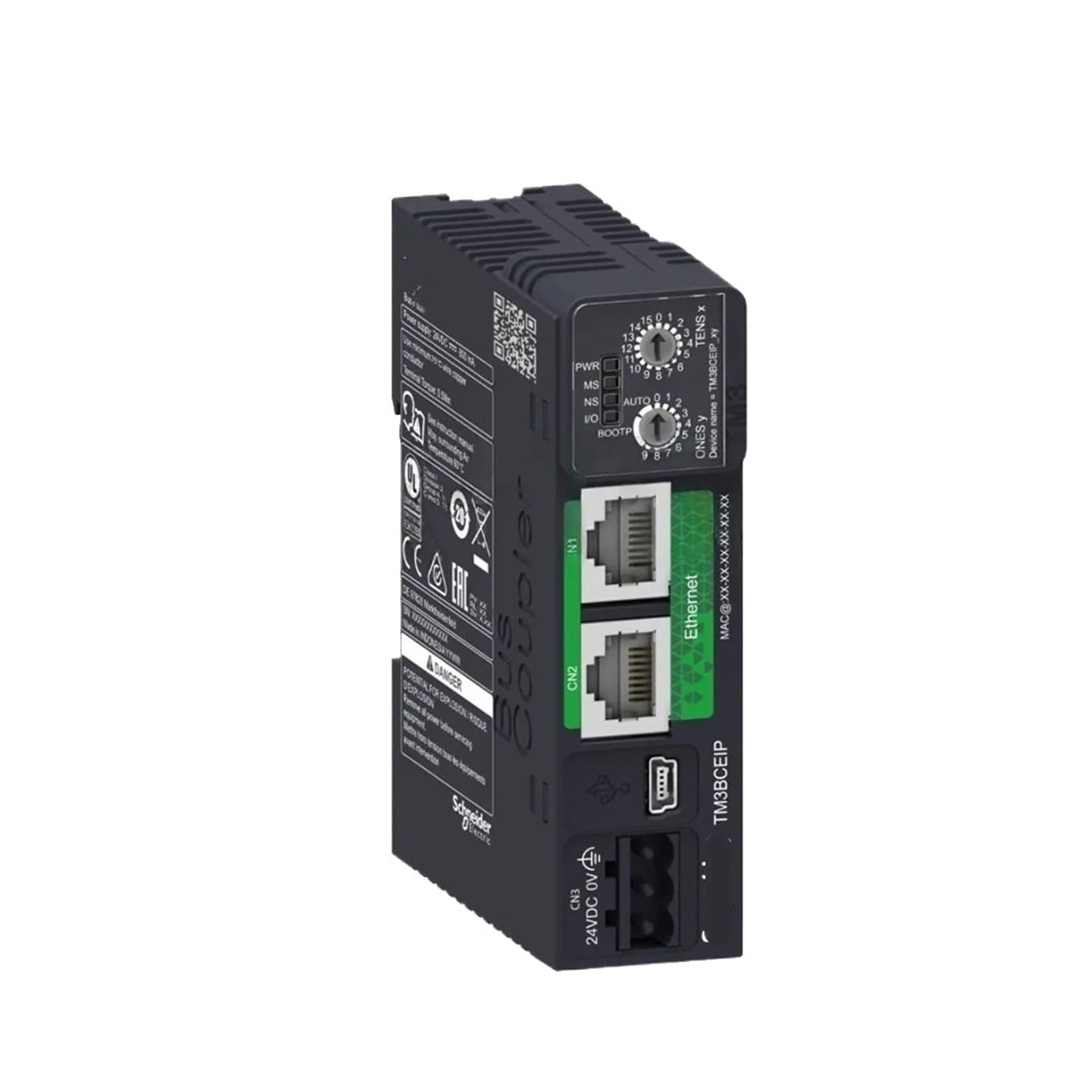 TM3BCEIP Module d'E/S distribuées IP20 coupleur de bus optimisé à interface Ethernet rapide - 2