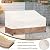 Krismile Outdoor Couch Cover for Patio Furniture - Heavy Duty Waterpoof All-Weather 3-Seater Patio Sofa Cover, 85"x38"x35" (Beige)