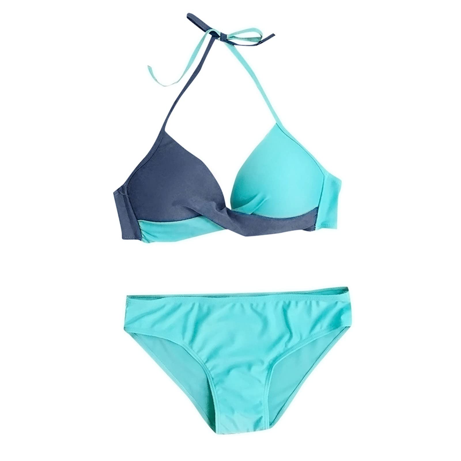 Traje de baño recortado estilo ahuecado de dos piezas moderno estampado floral delantero cruzado bikini traje de baño mujer 2 piezas traje de baño vainante vientre plano con pantalones cortos sexy