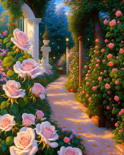 Affiches sur toile Rose Walkway 58 x 90 cm sans cadre SERENDIPITP