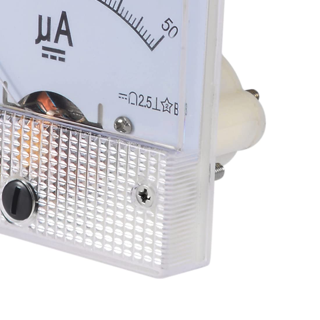 Sourcingmap Ampèremètre analogique DC 0–50 uA 85C1 64 x 57 x 56 mm pour test de circuit automatique