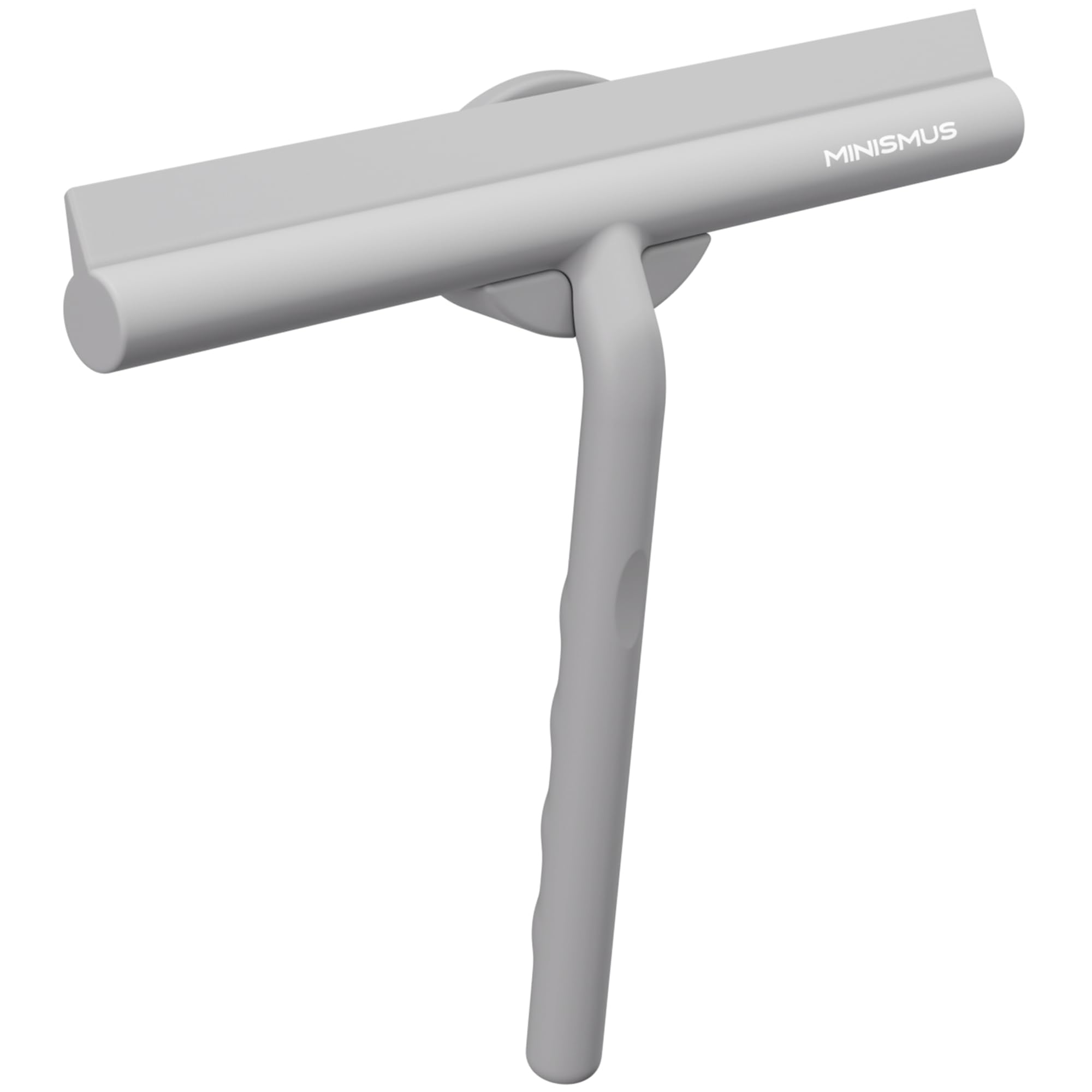Minismus Limpiacristales para Ducha, baño, Azulejos, Espejos, Ventanas, Incluye Soporte magnético sin taladrar, Autoadhesivo, diseño Moderno (Negro, 21 cm) — view 12