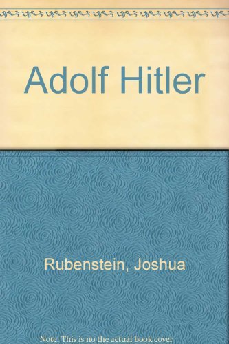 Adolf hitler (an impact biography) by joshua rubenstein…