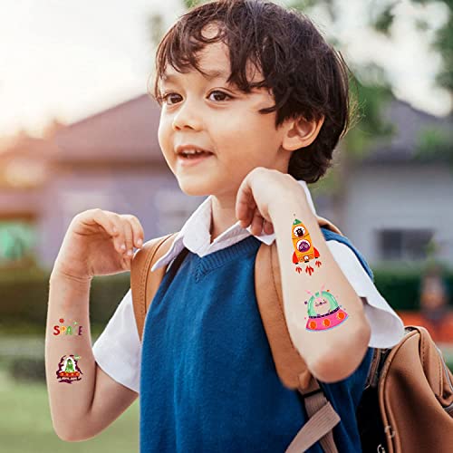 Image of Party Propz Space Theme Birthday Decoration Tattoos For Kids - 5 Sets for Space Birthday Party Supplies /Space Theme Return Gifts for kids /Astronaut Theme Birthday Decoration