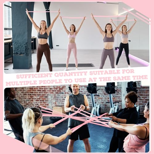 Image of 8 Pcs Resistance Bands Pull up Bands Pull up Assistance Bands Exercise Workout Bands for Working Out Muscle Training Physical Therapy Muscle Training Men and Women