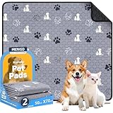 MENGD Almohadilla de Orina para Perros Lavable, Superabsorbente y Antideslizante, Tapete Reutilizable para Entrenamiento de...