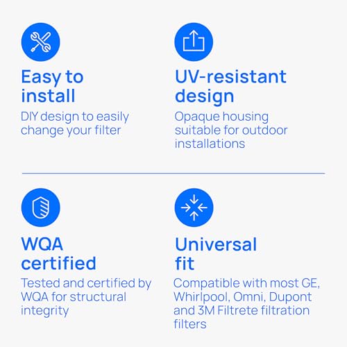 Culligan HF-150A Ganzes Haus Standard Duty 1,9 cm Einlass/Auslass Filtrationssystem