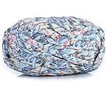 iSuperb 1 paquete de hilo textil para ganchillo y punto, hilo de punto suave, camiseta de tela Yarn, para alfombras, mantas y artesanías