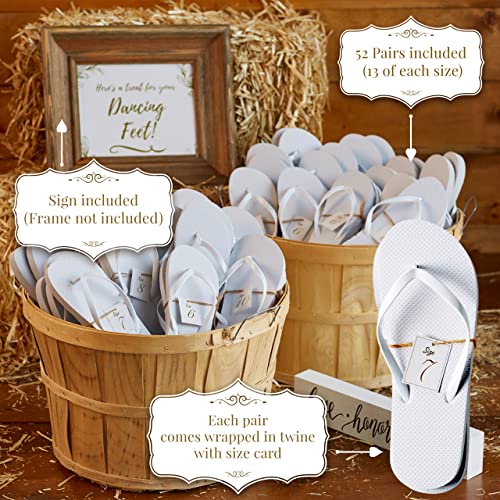 Orca Bulk Flip Flops For Wedding Guests | 52 Pack Wholesale Wedding Sandals2