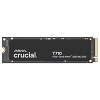Crucial T710 SSD 4TB PCIe 5.0 x4 Gen5 NVMe M.2, Velocità fino a 14500 MB/s Lettura