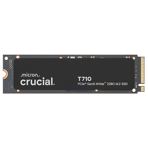 Crucial T710 PCIe Gen5 NVMe 4TB SSD