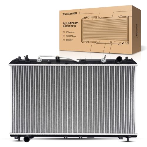 Torchbeam Car Aluminum Core Radiators Compatible with 1997-2001 Camry 3.0L, 1997-2001 ES300, 1999-2003 Solara 3.0L(w/Heavy Duty Cooling) Transmission Oil Cooler Included