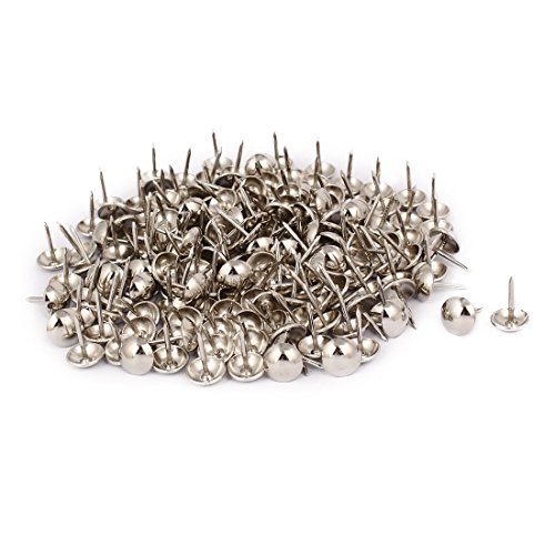 Aexit 7/16' 'Dia in acciaio inox tondo per tappezzeria chiodo pollice puntina push pin 200 pz ID: 407051