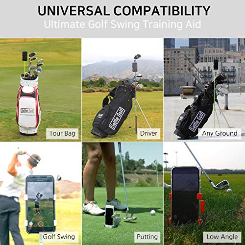 SelfieGOLF Record Golf Swing Cell Phone Holder Golf Analyzer