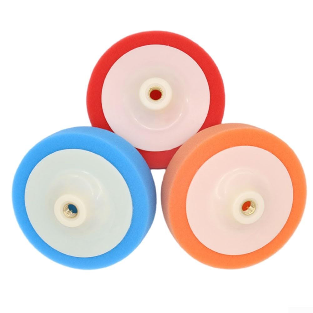 Produktbild von Polierschwamm-Pads, 150 Mm, Schaumstoff-Polierköpfe Für