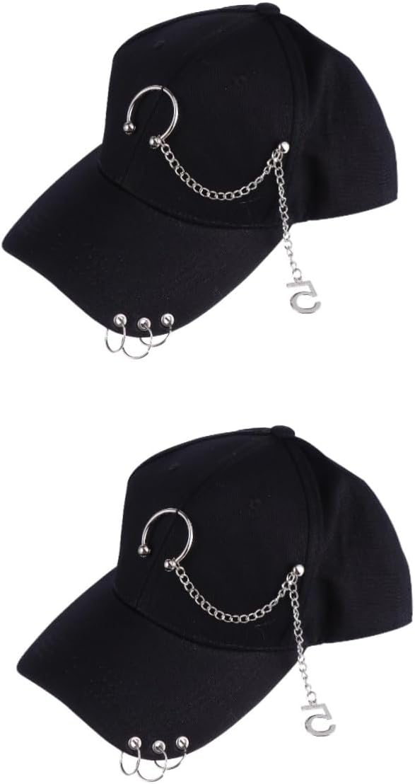 2pcs Hoops Baseball Cap Boys Hats Girls Baseball Hat Sun- Cap Boys Girls Hats for