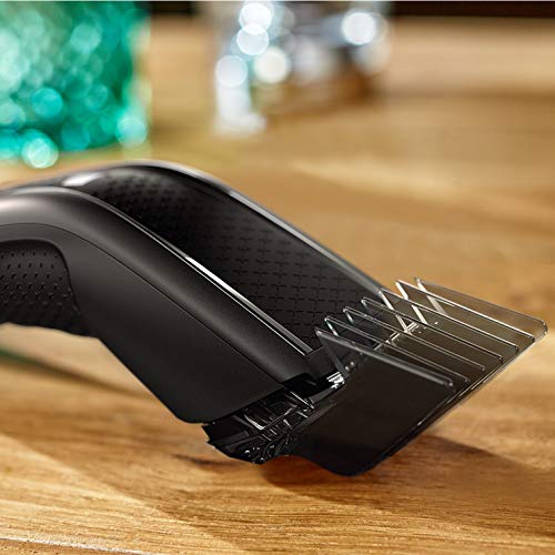 Philips Tondeuse Cheveux et Barbe Series 5000 avec Trousse Souple et Kit Barber (modèle HC5632/15 )