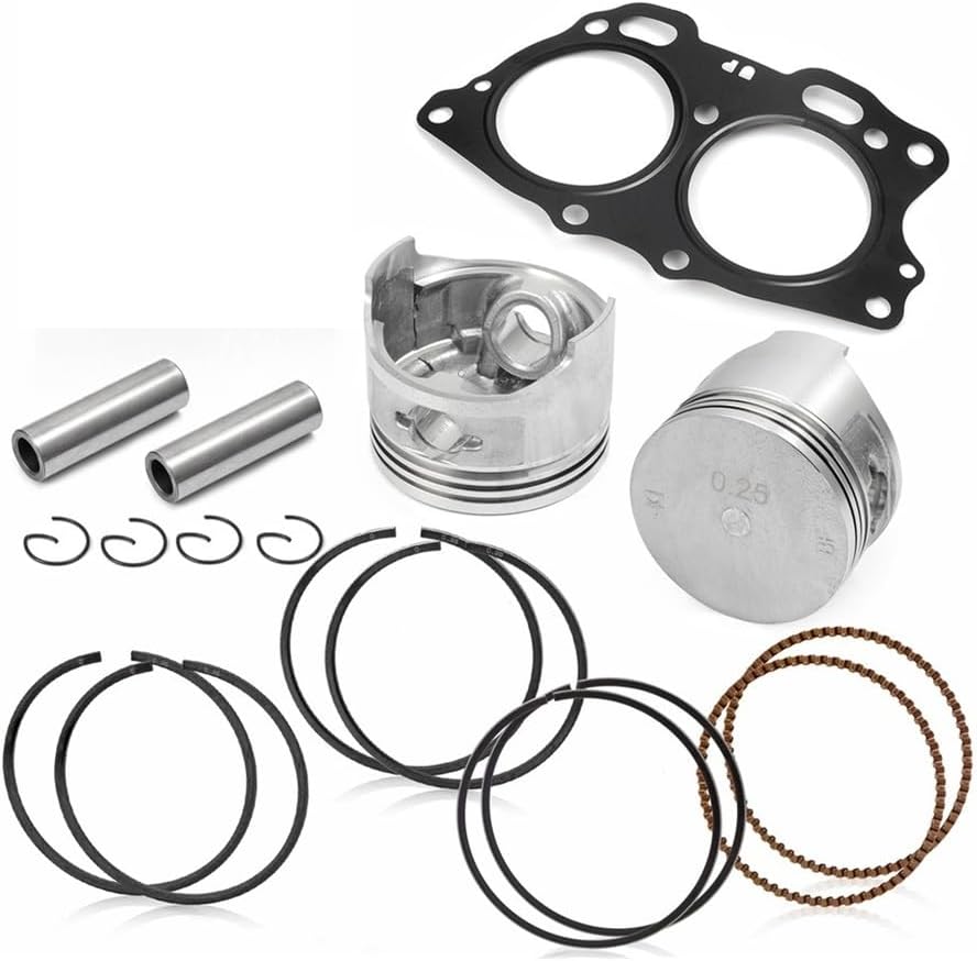 Piston Ring 0.25mm Oversize Bore Cylinder Head Gasket Fit For 295cc EH29C 4 Cycle Golf Cart Engine 91-08