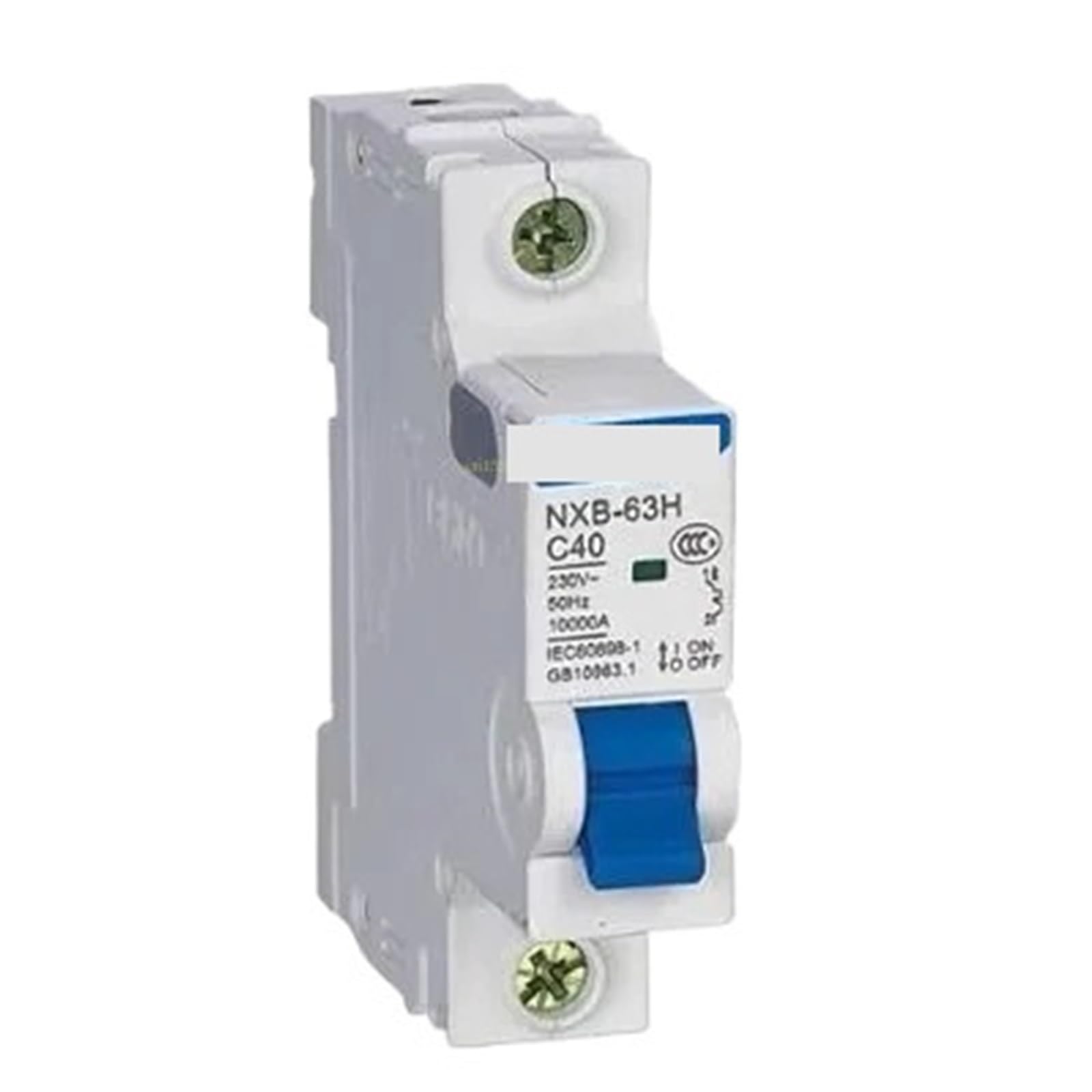 Interruttore di segmento alto NXB-63H 10KA 10000A MCB 1P 2P 3P 4P 10A 16A 20A 25A 32A 40A 63A (1 pezzo)(4P,16A)