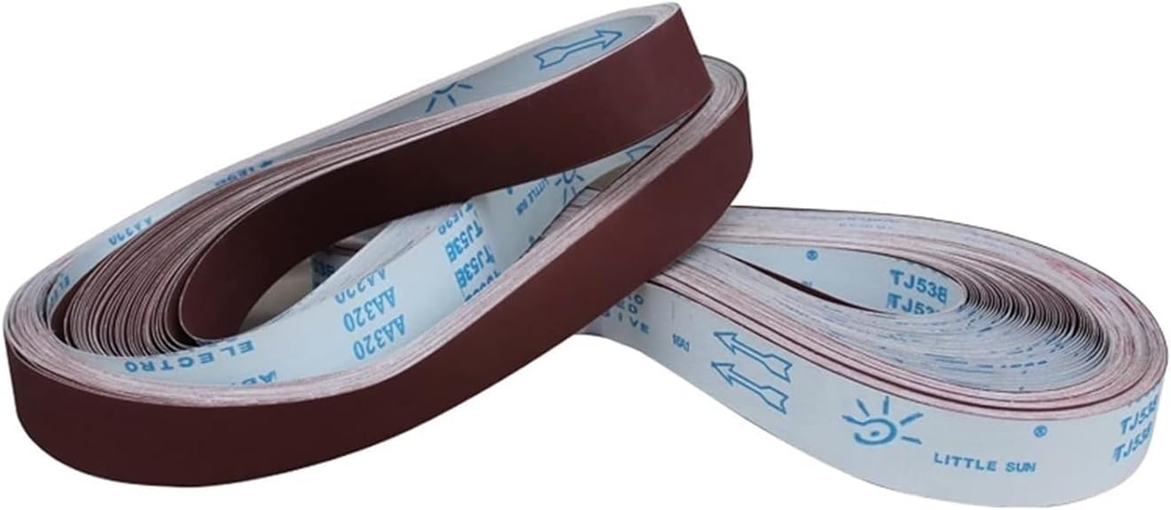 Sandpaper Sanding belts,sandblasting tools,5Pcs 50x2100mm Sanding Belt Polishing Metal 2100 * 50mm Abrasive Belt 2" Abrasive Band Wet Dry Dual-Use P60-320 Mix Pack.(Red,5PCS Grit 1000)