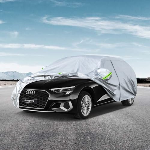 Image of Kaugung 6 Layers Hatchback Car Cover Custom Fit Audi A3 Sportback from 2012 to 2025, Waterproof All Weather Resistant Outdoor Indoor Sun Rain Dust Snow Protection.(USA Warehouse,Within 3-7 Days)