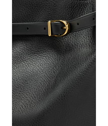 Bolso Madewell tipo bucket en cuero negro miniatura 2