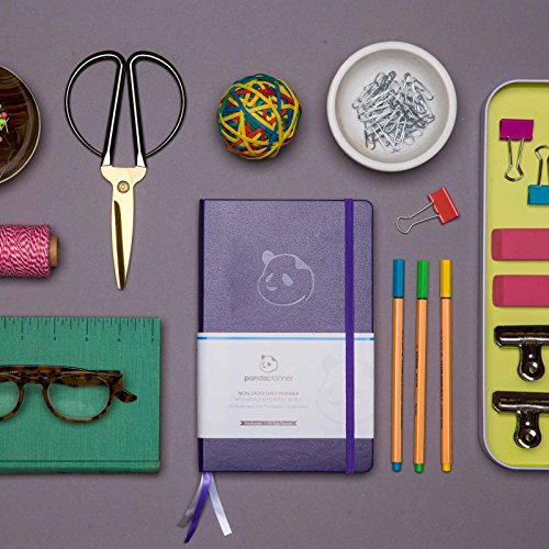 Daily Planner 2021 by Panda Planner - 90 Day Organizer Planner for Goals, Gratitude & Focus - Weekly & Monthly Agenda - Undated Planner Endorsed by Top Psychologists