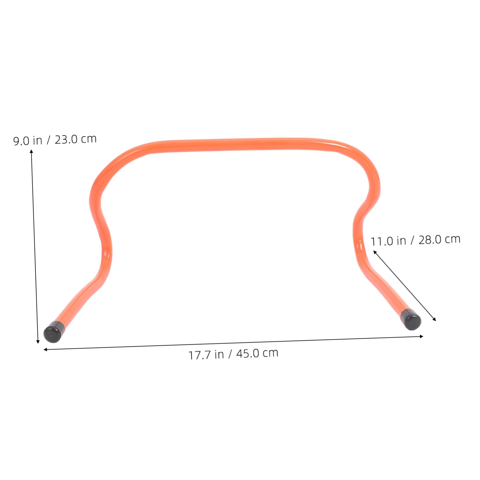 VANZACK Wear-Resistant Track Hurdles 2 Pack Plastic Hurdles for Professional Training Agility Coordination