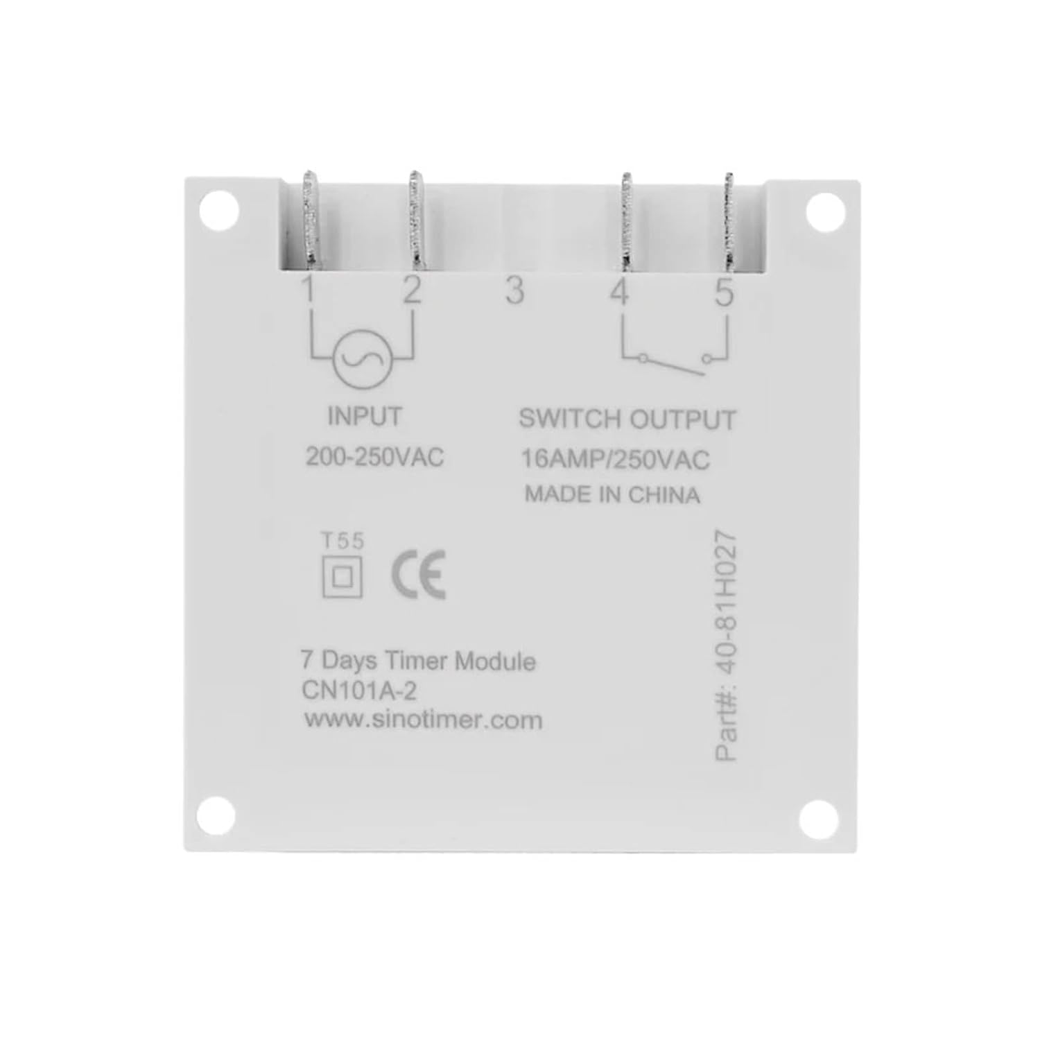 CN101A 220V 230V 240V Digital Power Timer 7 Days Weekly Programmable Time Relay Programmer Built-in Rechargeable Battery(24V)