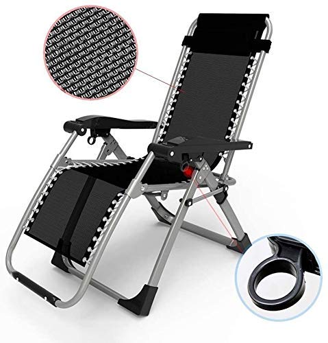 Chaise de jardin inclinable pour soulager le dos sur le patio