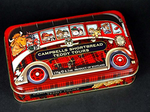 Campbells Teddy Bus Tin with Shortbread Teddies