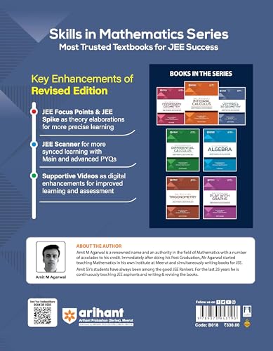 Image of Arihant Skills in Mathematics Vectors & 3D Geometry for JEE Main & Advanced 2026-2027 | Theory, Practice Milestones & PYQ Scanners | Ideal for IIT JEE Aspirants by Amit M Agarwal