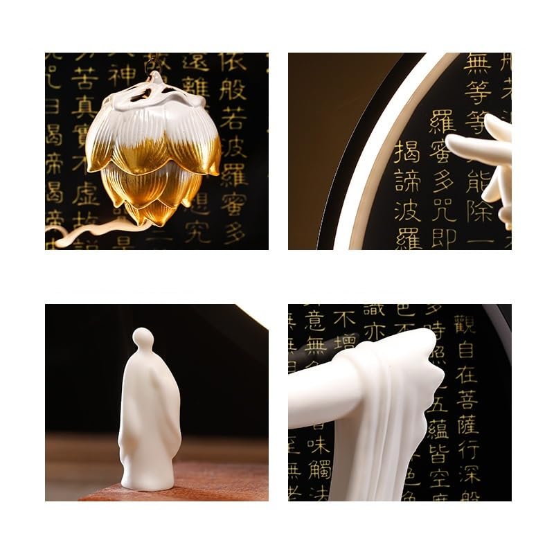 Brûleur d'encens à refoulement Zen TUSUOD : objet de décoration en céramique modèle A - 3