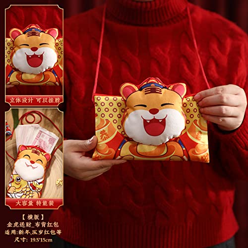 Paquet rouge Tigre pour enfants, le cadeau idéal du Nouvel An Chinois