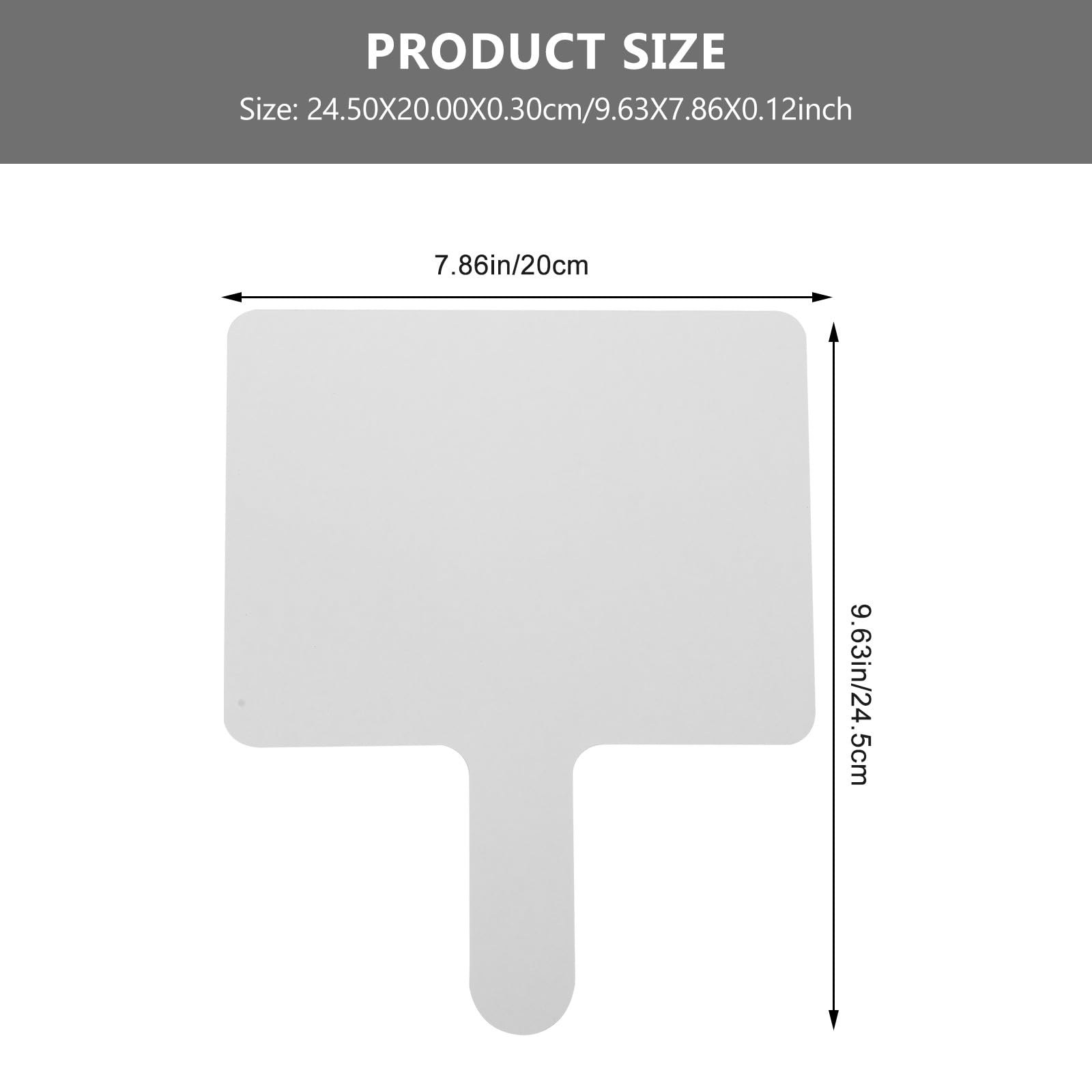 TEHAUX Pizarra Pequeña De Borrado En Seco Con Mango De Respuesta Rápida Borrable Para Escribir De 9 X 12 Pulgadas Herramienta De Enseñanza Útil Para Niños Y Niñas.