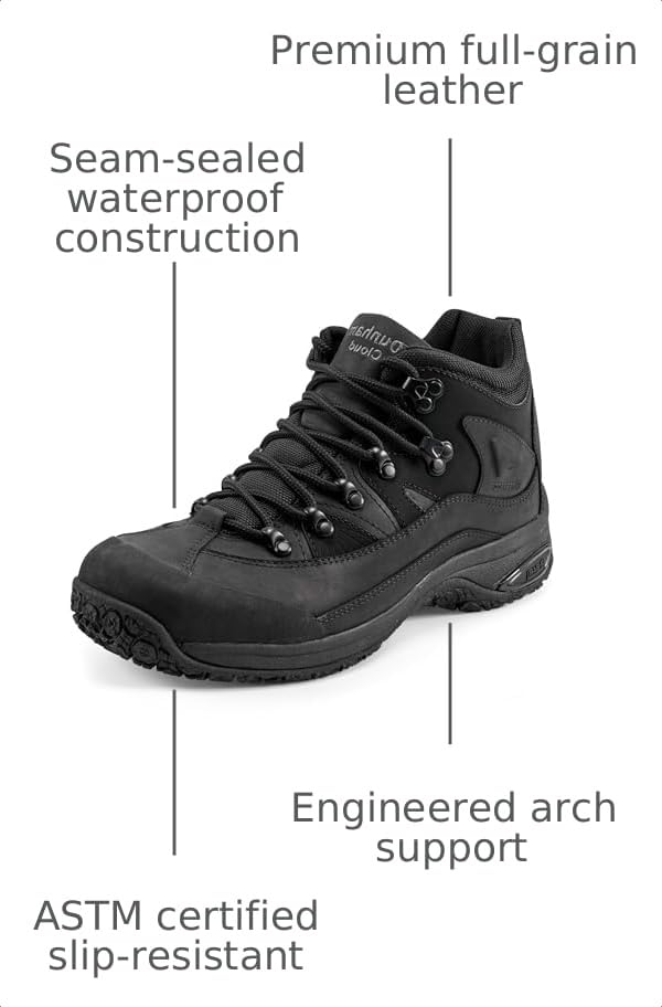 Dunham Men's Cloud Waterproof Boot, Black, 15 Wide by Dunham - Used condition - Image 2