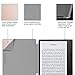 MoKo Case Fits All-New Kindle Oasis (9th and 10th Generation ONLY, 2017 and 2019 Release), Slim Lightweight Cover with Translucent Frosted Back Protector - Rose Gold