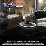 TCP Global 6.5" Black Waffle Foam Buffing Pad, Final Cut - Image 6