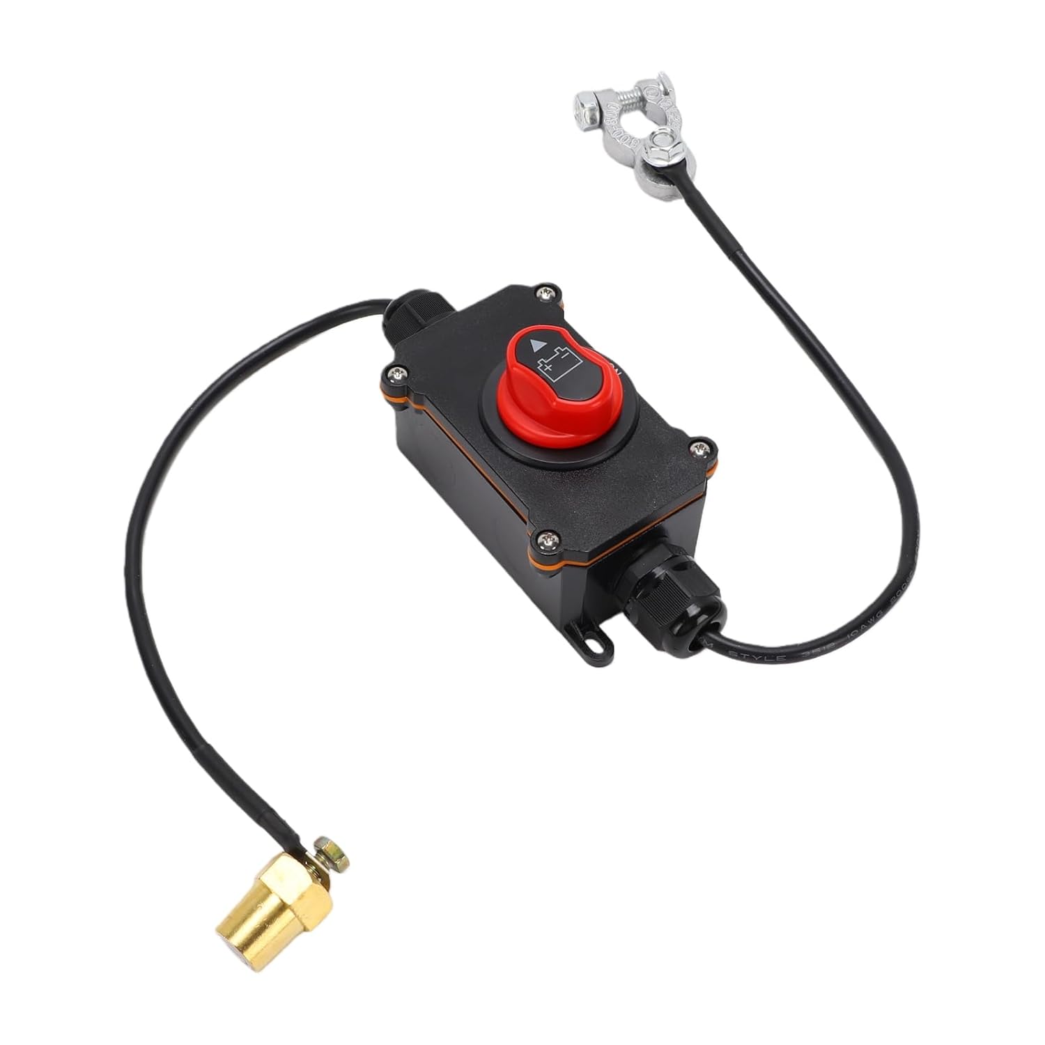 Hyuduo Heavy Duty Battery Isolator Switch for RV Top Post Battery image 3