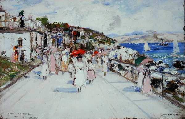 Tableau sur la promenade impression d'art célèbre pour une maison chaleureuse