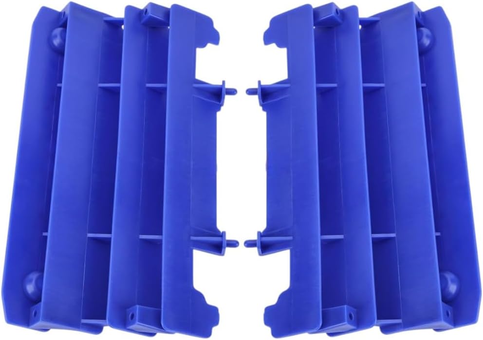 Powersports Replacement Parts Pair Radiator Louvers Guards Blue for Yamaha YZ125 YZ250 YZ125X YZ250X 2006-2022 Mod-R77O-1791