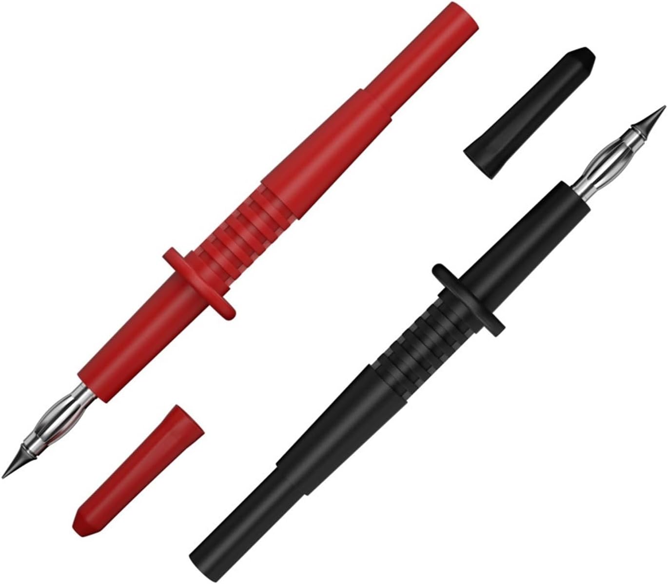 2pcs Test Pen Pin Test Probe Tips Electrical Connector 4mm Banana Multi-Meter Needle Tools J.30017