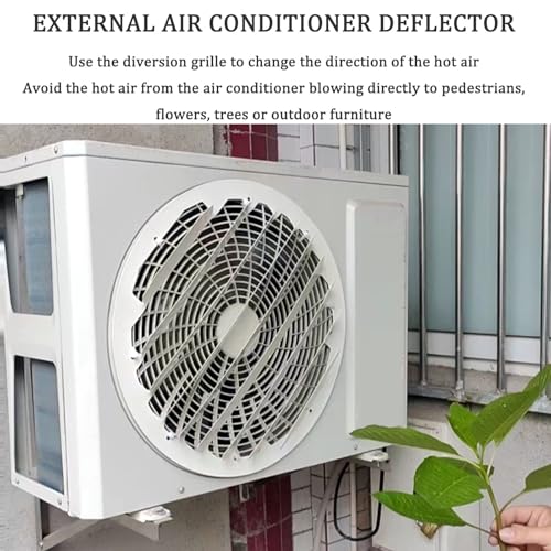 Déflecteur de climatiseur extérieur grille protection sortie air inox - 2