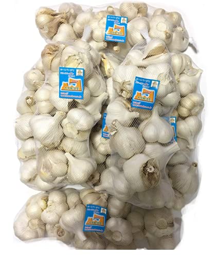Amazon | にんにく 業務用にんにく10kg Lサイズ 青森県産ホワイト六片 