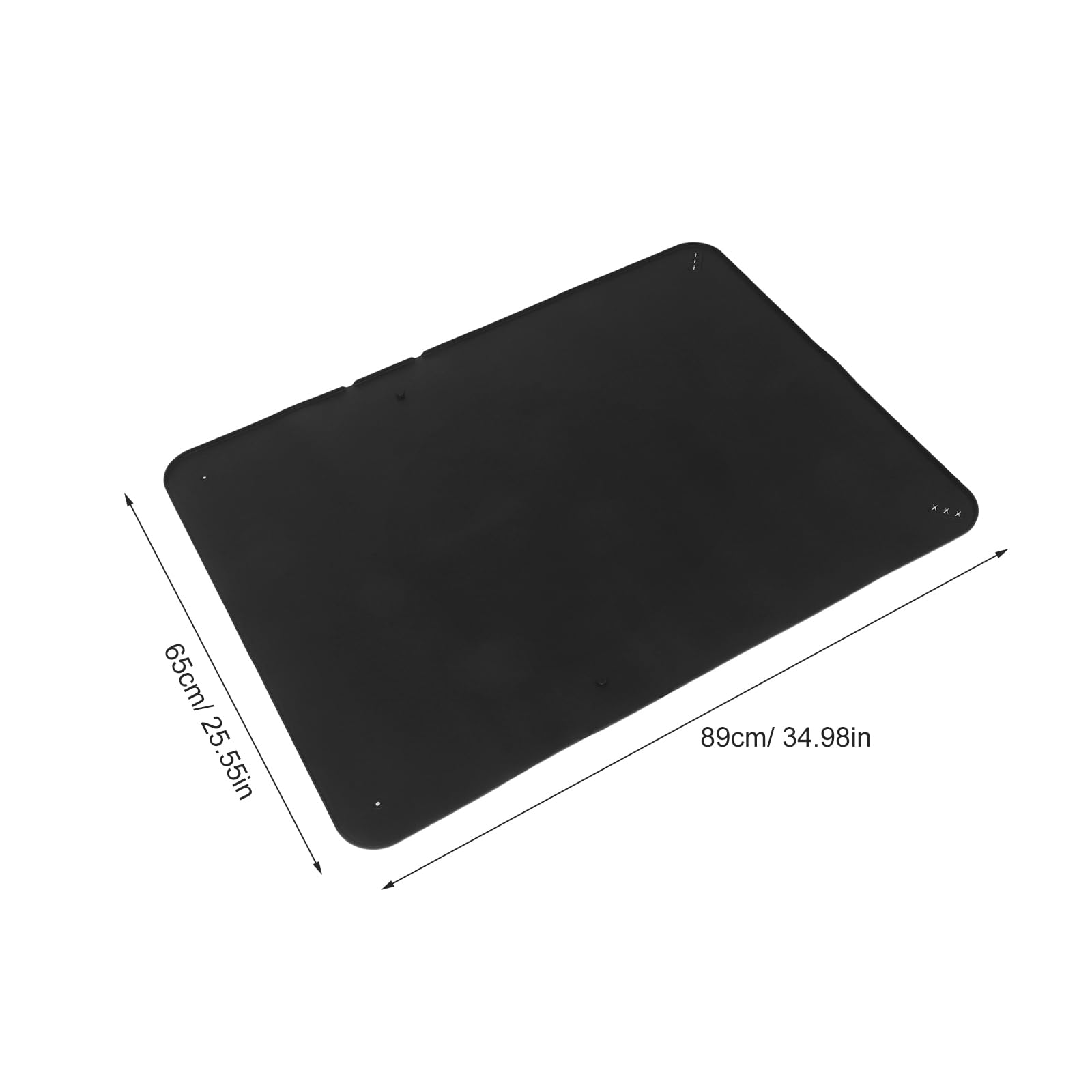 PartyKindom Supporto Antiscivolo in Silicone per Tappetini Igienici Cani 86x64cm con Ventose per Fissaggio Sicuro e Uso Flessibile nell’addestramento