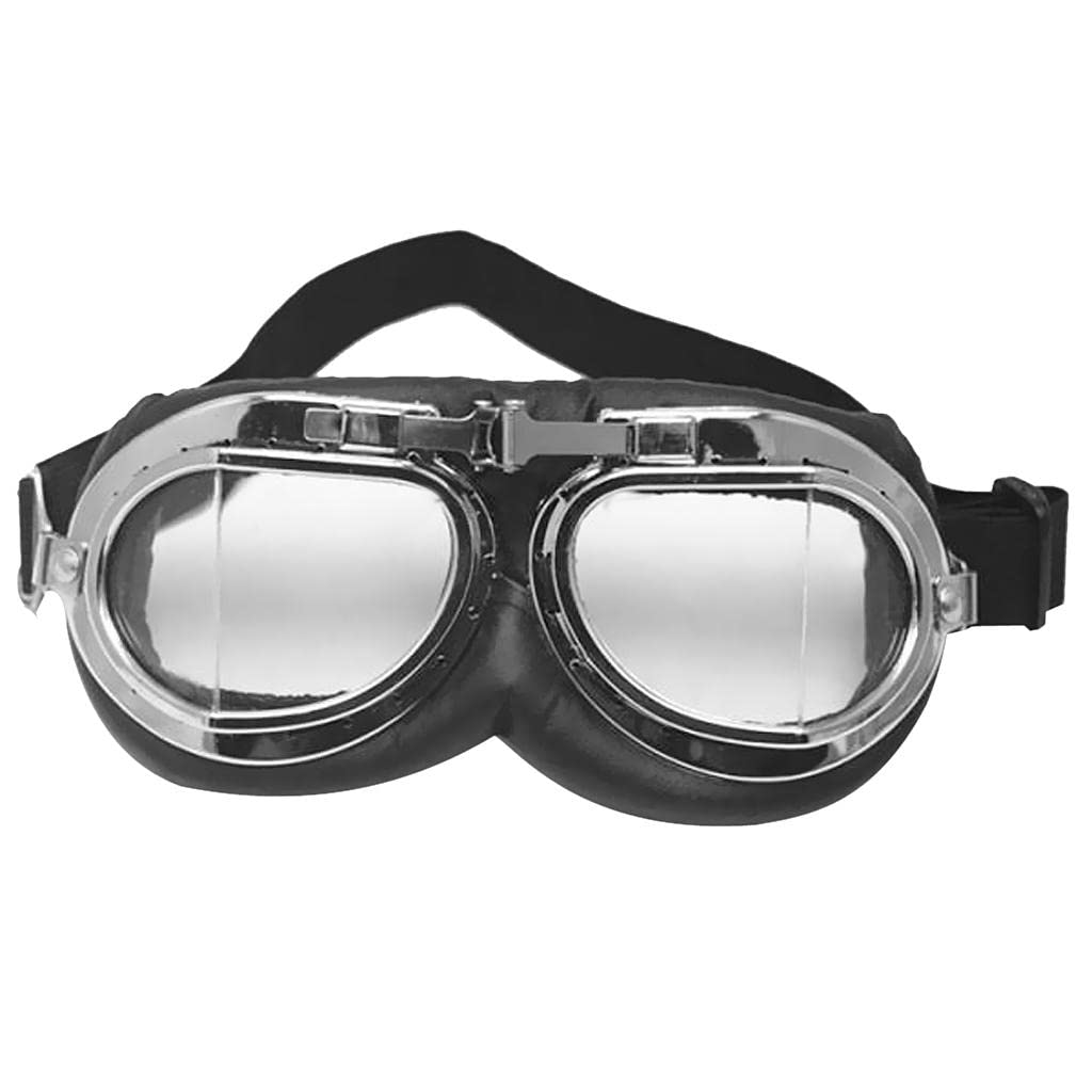 MERISHOPP® Universal Motorcycle Clear Lens Shatterproof Dustproof Goggles Eyewear Black Motors | Parts & Accessories | Apparel & Merchandise |1 Pair of Goggles 5 51WN1811 PL. SL1024