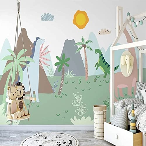 Papier peint photo mural abstrait pour chambre d'enfant : décoration murale 3D saine et lavable