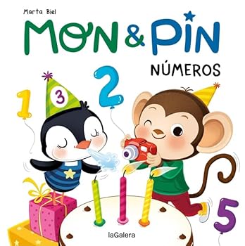 Board book Mon & Pin. Números (Spanish Edition) [Spanish] Book