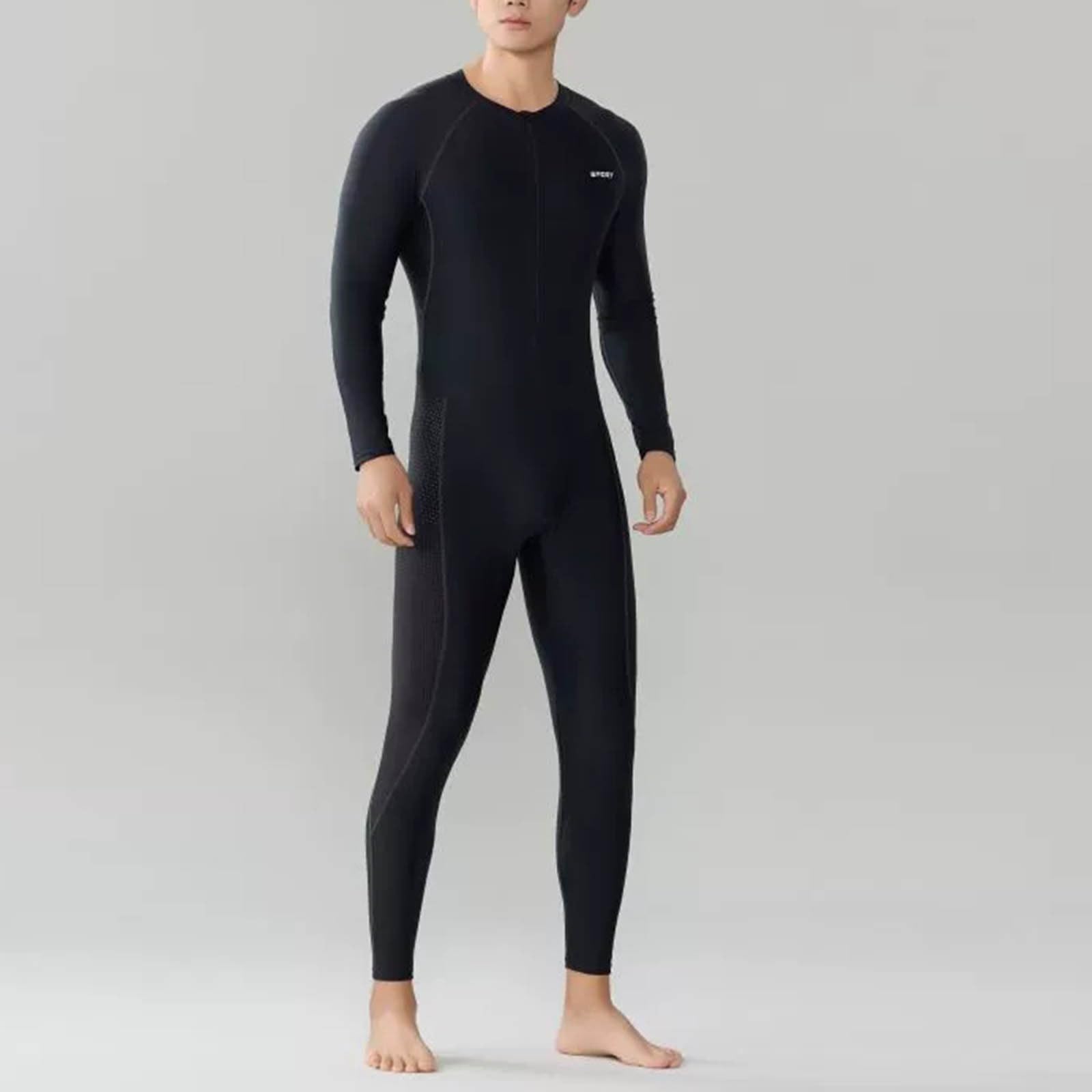 Generisch Herren Langarm Schwimmanzug Neuer Taucheranzug Lange Hose Schnelltrocknend Sonnenschutz Surfanzug Große Größe
