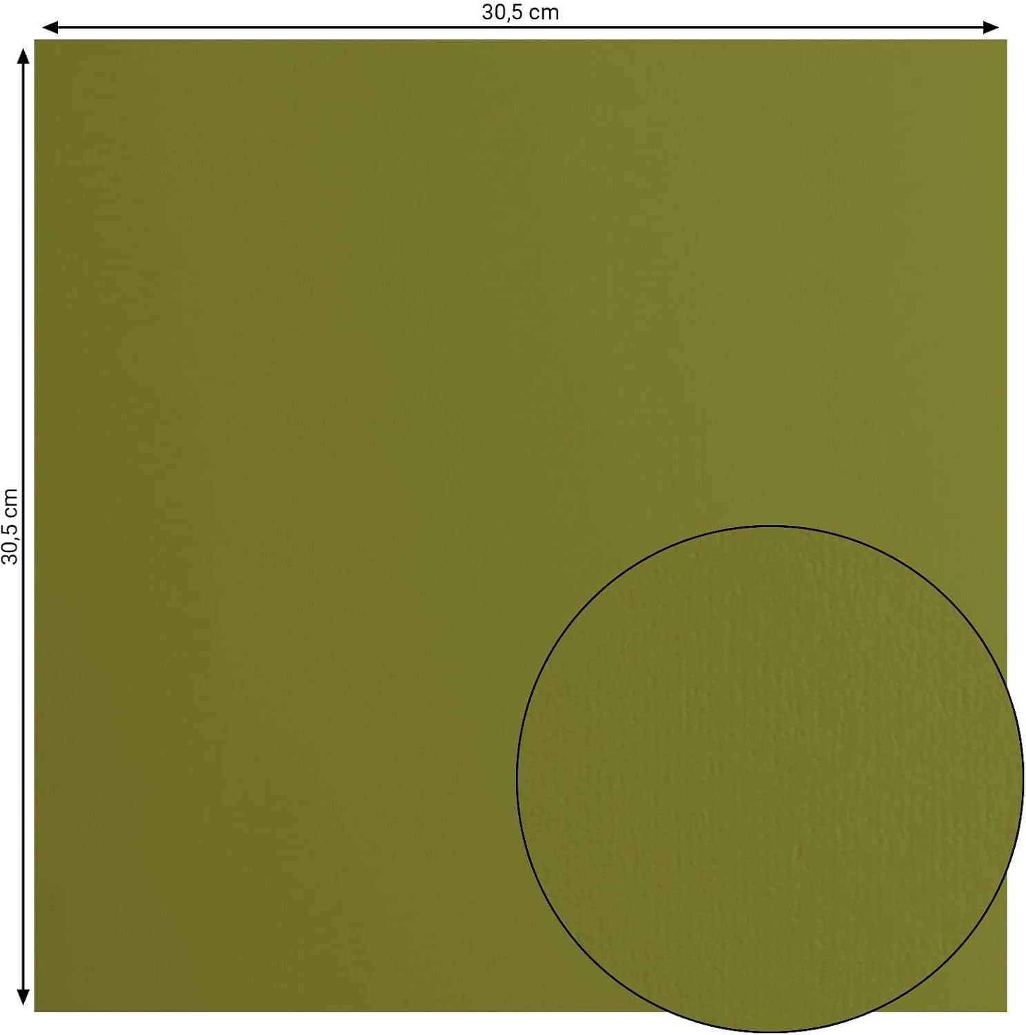 Florence Cardstock Smooth - Coloured Card Making Supplies 12 x 12 inch - Green - 20 Sheets - Coloured Paper for Scrapbooking, Card Making, Die Cutting and Paper Crafts - 216 GSM - Olive